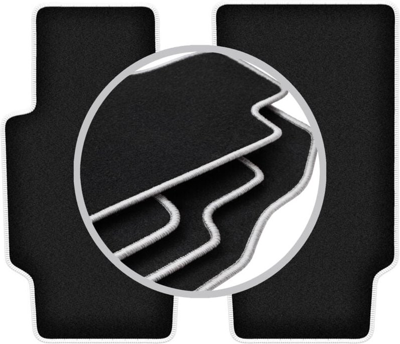 CARLUX-SILVER Autofußmatten für: BMW Z8 0 (2000-2003)