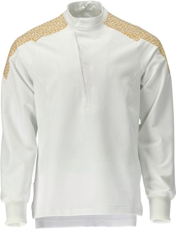 Schlupfkasack, ultimate stretch Gr. 6XL, weiss/currygelb - Mascot