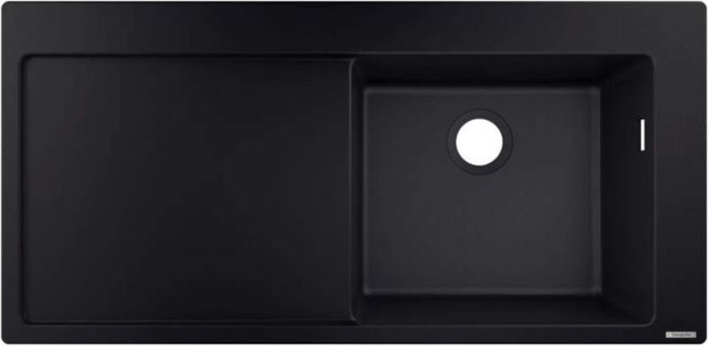 Abwäschen - Grohe Abwäschen-Kompositspüle S514-F450, Graphit/ Schwarz 43314170 - Hansgrohe