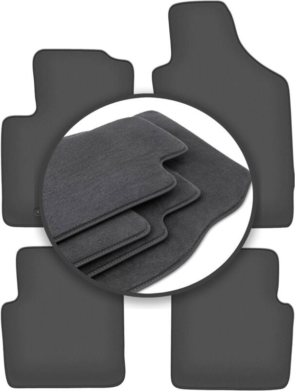 Premium Autoteppiche für: Fiat 500 Cabrio, Schrägheck (2007-2013)