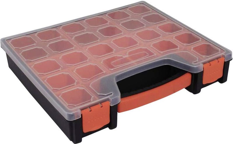 Thumbnail - Quadrios - 23SA094 Sortimentskasten (l x b x h) 31.2 x 27.2 x 6 cm Anzahl Fächer: 14 feste Unterteilun