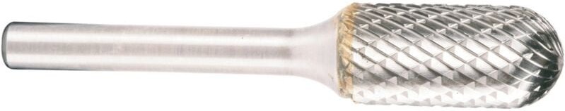 Projahn - Hartmetallfräser, Form c Walzenrund / Zylinder Walze d1 16.0 mm, Schaftdurchmesser 6.0 mm Kreuzverzahnung