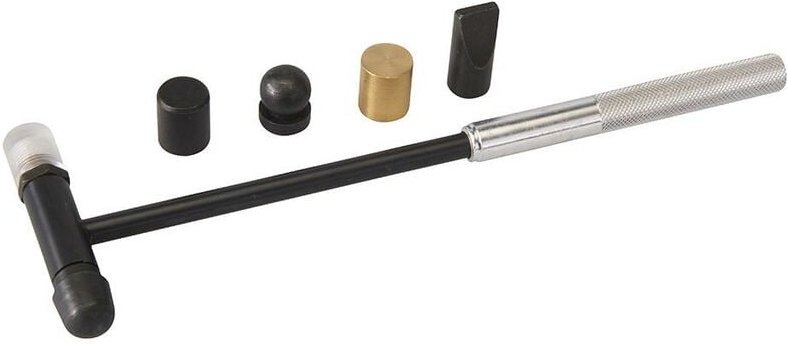 Schmuckhammer mit auswechselbaren Köpfen 6 Köpfe