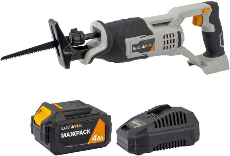 Akku-Säbelsäge Inkl. 4.0Ah Akku / 4.5A Schnellladegerät Maxxpack
