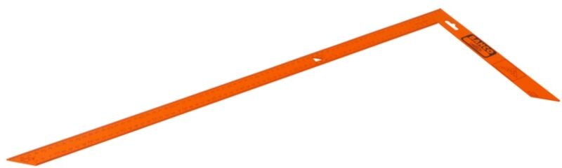 Bahco Flacher Präzisionswinkel mit Stahlblatt, 800 mm