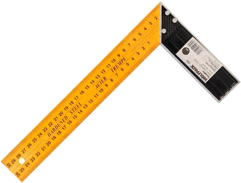 Metallquadrat 300 mm.