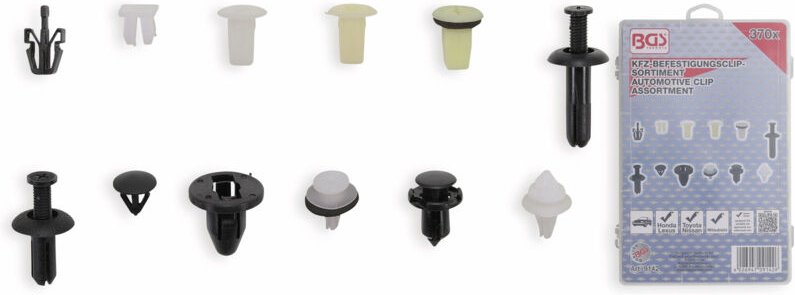 Bgs Technic - Kfz-Befestigungsclip-Sortiment für Mitsubishi 370-tlg.