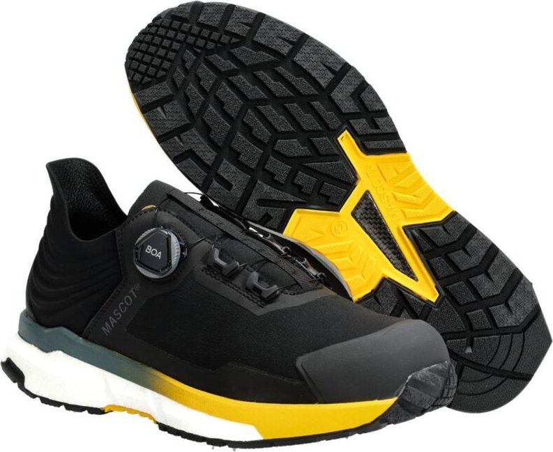 Mascot MASCOT FOOTWEAR CUSTOMIZED Sicherheitshalbschuh F1680-704 S3S Gr. 38 black/sunflower yellow
