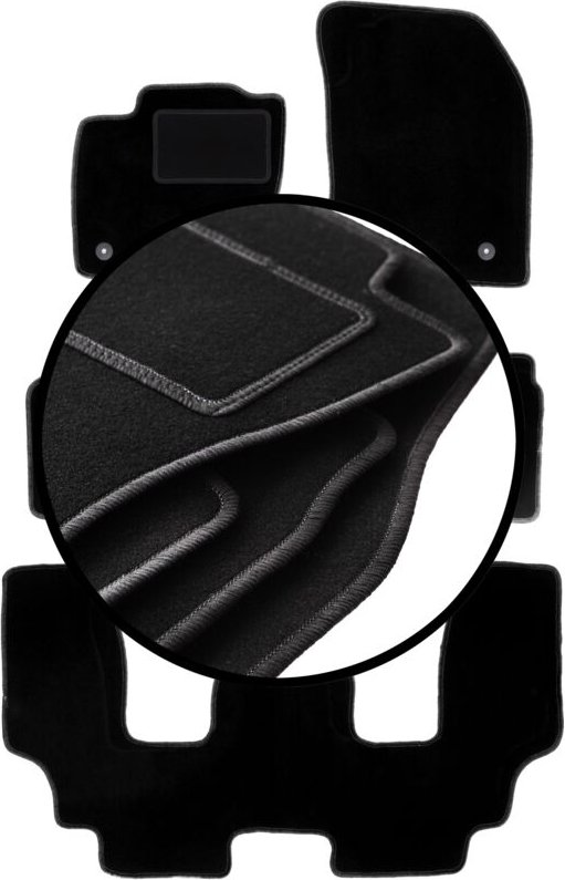 Veloursmatten-Satz für: Ford Galaxy MK3 Minivan (2015-)