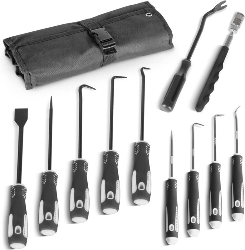 Thumbnail - STAHLWERK 12-teiliges Pick-Tool-Set Kfz-Hakenwerkzeug für Dichtungen und O-Ringe