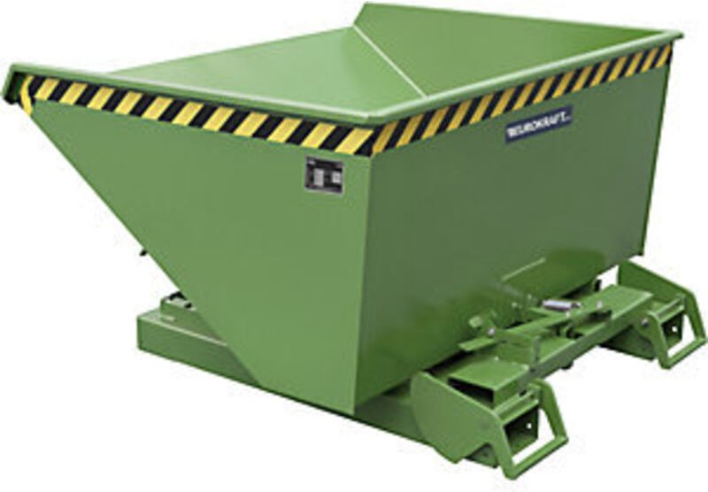 Bauer Kippbehälter 4A 600, lackiert, Resedagrün