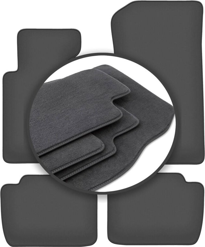 Premium Autoteppiche für: BMW 3 E46 Kompakt, Coupé, Limousine, Kombi, Touring (1998-2007)