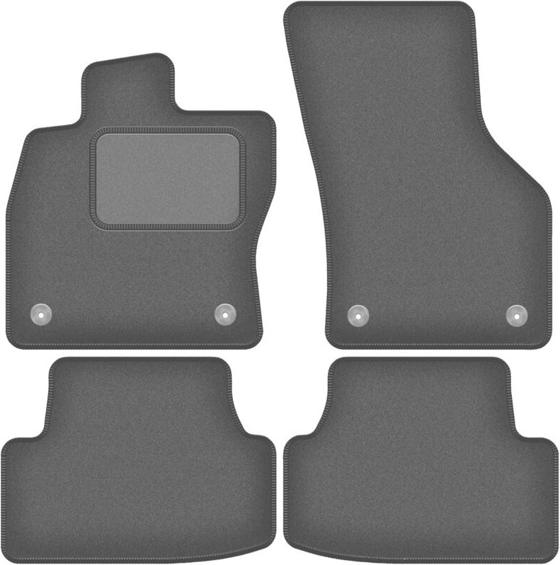 Graphit-Fußmatten für: Volkswagen eGolf Fließheck (2014-2019)