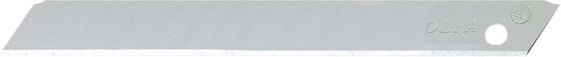 OLFA AB-SOL-50 - Pack of 50 massive Klingen 9 mm versilbert