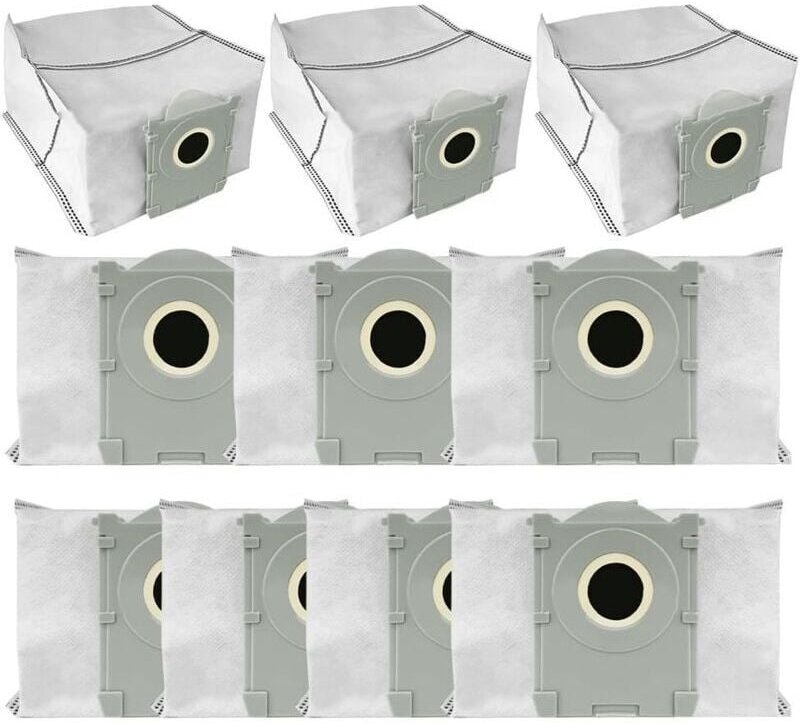 10er-Pack Ersatzbeutel für Ecovacs T50 Pro Omni/Roboter-Staubsauger – Einwegbeutel mit hoher Kapazität, MUMU