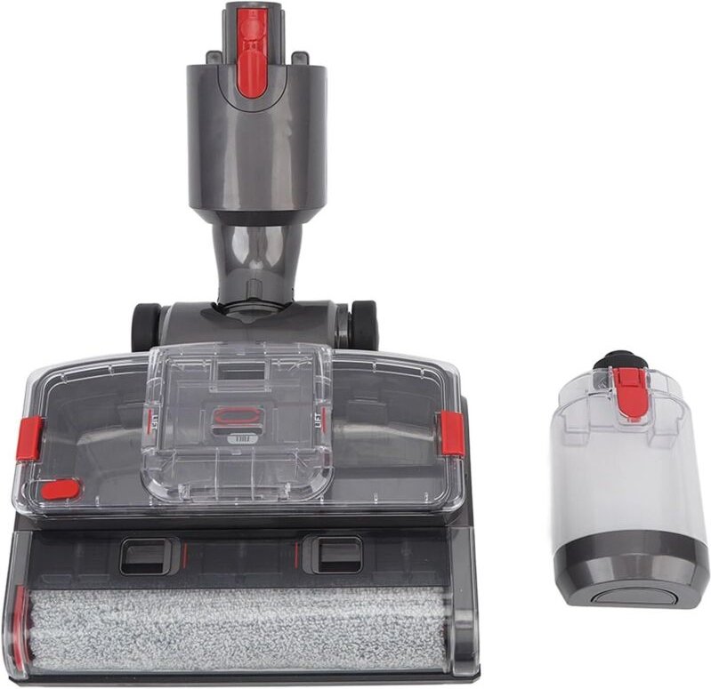 Elektrischer Moppkopf, kompatibel mit V7 V8 V10 V11 V15, kabelloser Stabstaubsauger, elektrischer Moppaufsatz mit LED-Sc...