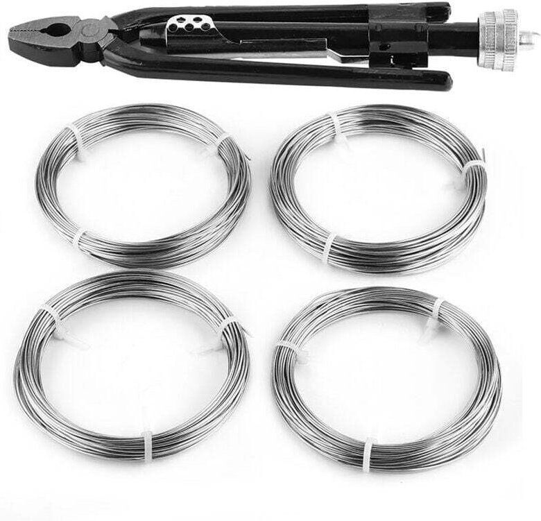 Ulisem Drahtverdrehzange, 6-Zoll-Drahtverdrehzange, Drahtverdrehzange aus Kohlenstoffstahl mit Messdrähten, multifunktio...