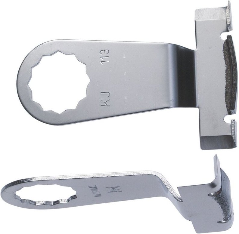 No Brand - fein Schabmesser, Schneidenbreite 13 mm, mit Querschneide und Kratzschutzbeschichtung auf stirnseitigem Ansch...