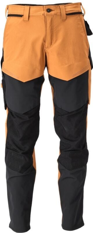 Mascot Hose mit Knietaschen 22379-311-5409 Gr. 76C48 nussbraun/schwarz