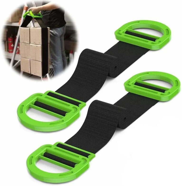 Shining House - Umzugs- und Hebegurte für Möbel, Kisten, Matratzenbau, Hebegurte (2 Stück)