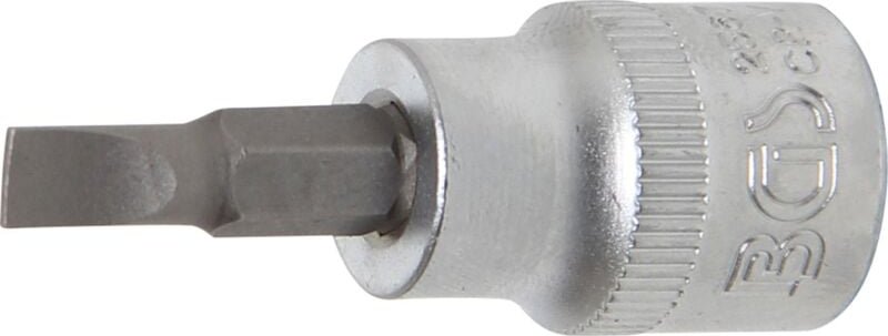 Bit-Einsatz Antrieb Innenvierkant 10 mm (3/8') Schlitz 5,5 mm