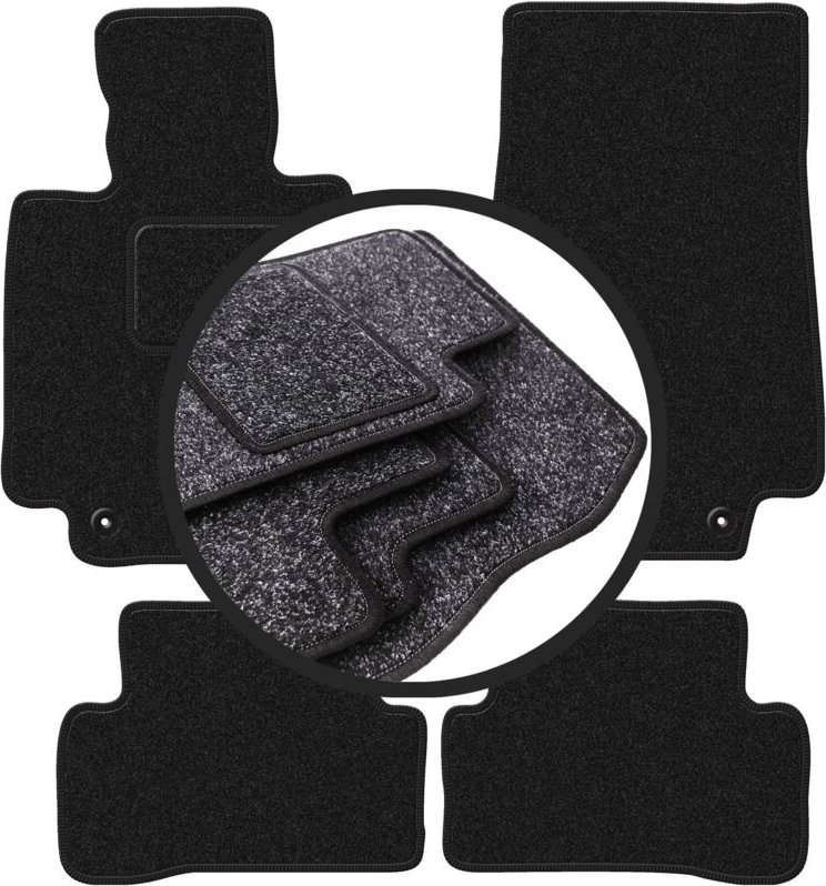 ANTHRA Autofußmatten für: Mercedes C W205 Kombi, Limousine (2015-)