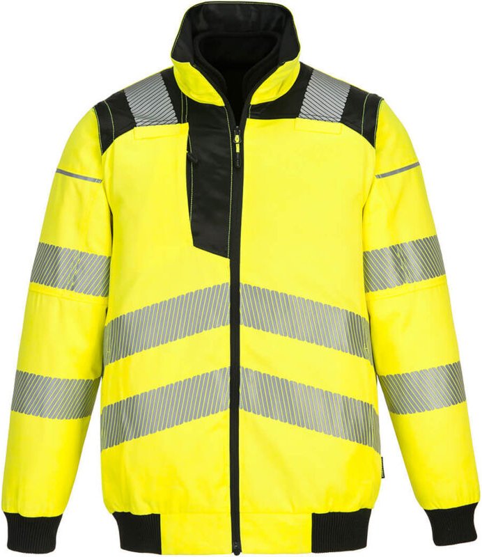 Hochsichtbarer 3-in-1 Blouson PW3 Gelb/Schwarz M