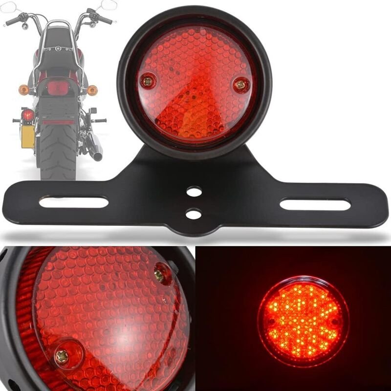 für Motorradbremslichter für Motorrad-LED-Rücklicht 125 clr Motorrad-Bremslicht, Rücklicht aus Aluminiumlegierung LED-Hi...