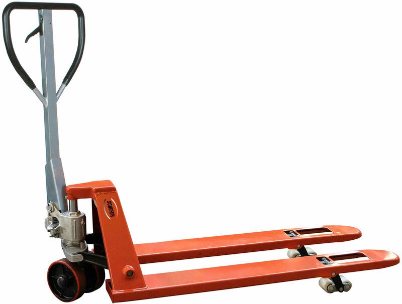 Schefer Gabelhubwagen Premium für niedere Sonderpaletten Tragkraft 1000kg