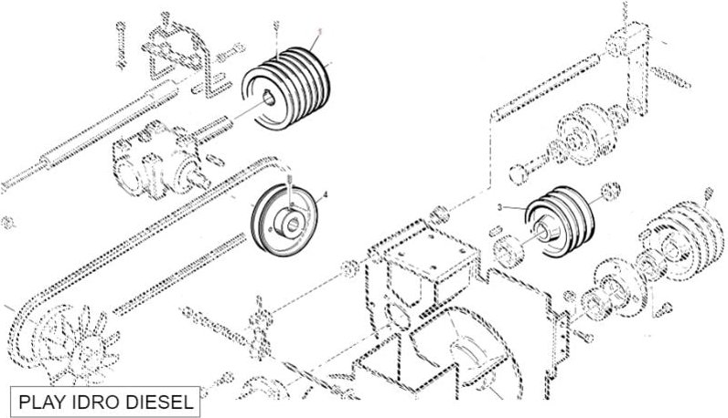 Riemenscheibe 5 Rillen PLAYGREEN PG SR ORIGINAL GIANNI FERRARI BFB 95049150001