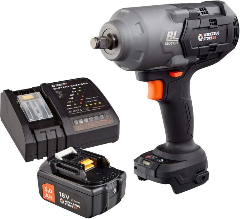 Ws24 - Akku-Drehschlagschrauber wds 18 v 1/2" 1.600 nm / 1x 5,0 Ah Akku + Schnellladegerät