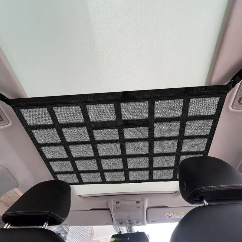 Lntyq - Filet de Rangement Voiture, Sac de Toit Voiture, Filet de Rangement de Toit de Voiture de Grande capacité, Filet...