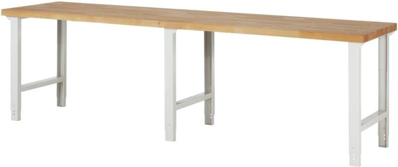 Werkbank höhenverstellbar 7000-1, B3000xT700xH790-1140mm - RAU