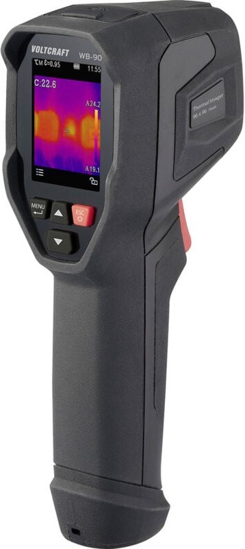 WB-90 Wärmebildkamera -20 bis 550 °c 96 x 96 Pixel 25 Hz usb-c, integrierte Digitalkamera - Voltcraft
