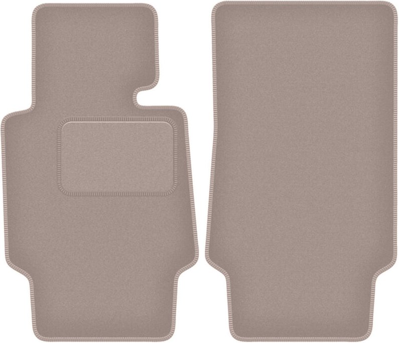 Beige Velours-Fußmatten für: BMW Z8 0 (2000-2003)