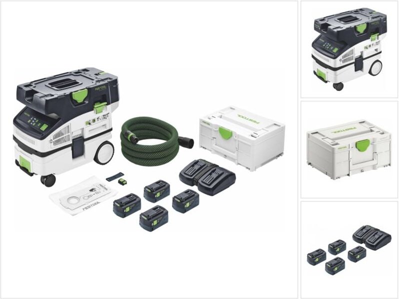 Akku-Absaugmobil ctlc mini I-Plus cleantec, incl. Zubehör - Festool