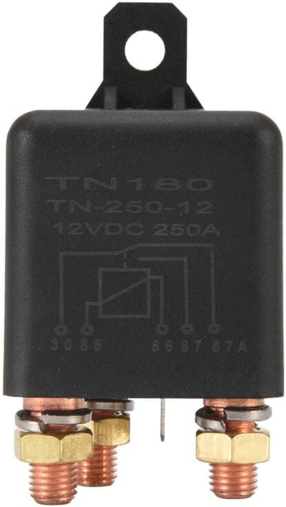 Thumbnail - Auto Relais 12V 250A Kontinuierlicher Typ Hochleistungs Motorrad Batterie Steuerschalter Anschluss Automobil
