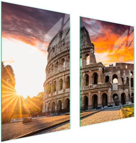 GLASSCHUTZPLATTE FÜR KÜCHE 65x52 COLOSSEUM