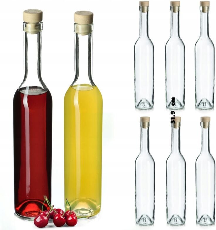 Schnapsflaschen, 500 ml, 8 Stück - Kadax