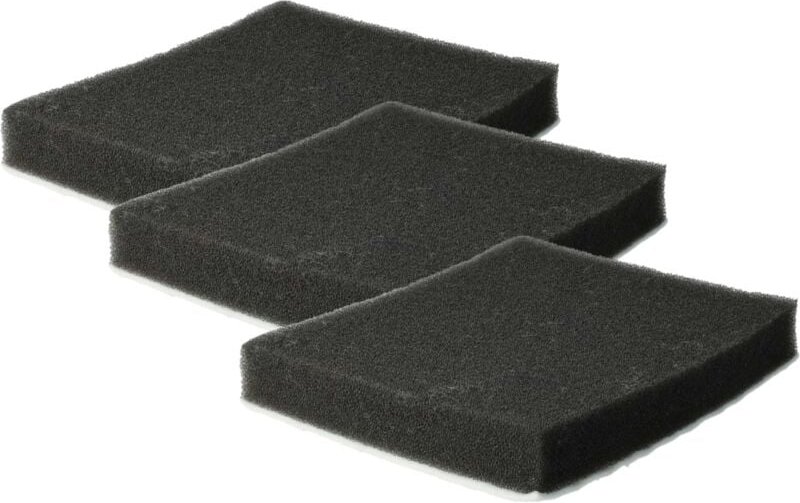 vhbw 3x Mikro-Hygienefilter kompatibel mit Samsung SC4765, SC4761, SC4770, SC4760 Staubsauger - Luftfilter Schwarz Weiß,...