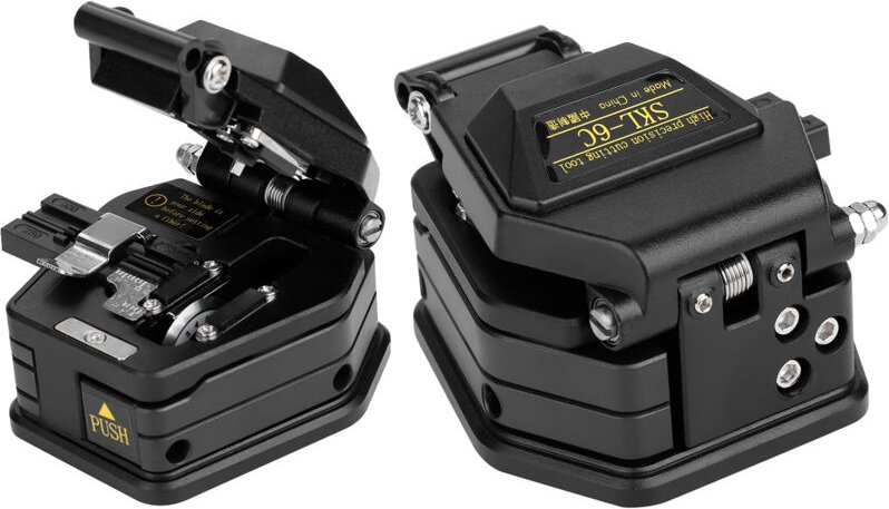 Jeffergarden SKL-6C Hochpräzises Glasfaser-Spaltgerät zum Schneiden von Glasfaserkabeln mit Tasche