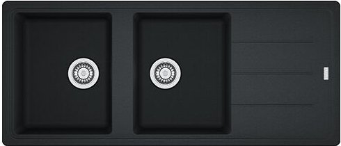 Spüle Basis bfg 621-116 Fragranit+ Onyx Franke 1600x500 mm - 114.0526.329