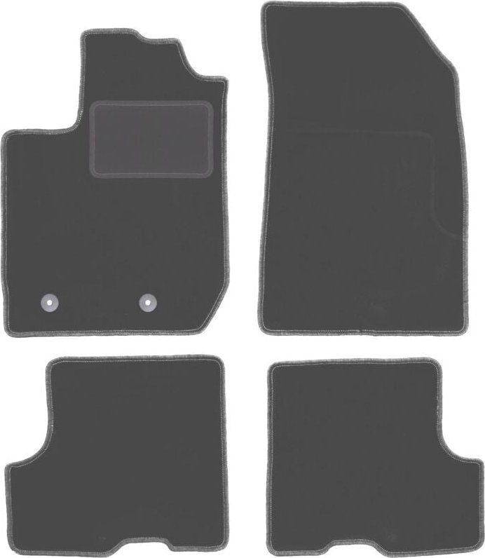 Graphit-Fußmatten für: Dacia Duster II 4WD SUV (2018-)