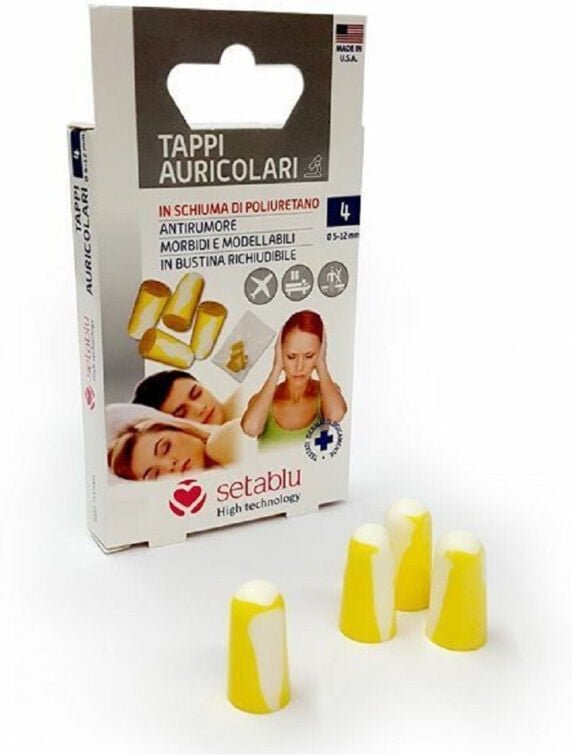 Trade Shop Traesio - Trade Shop - konfekt 4 pz auricolarien in oliuretano orecchieve -