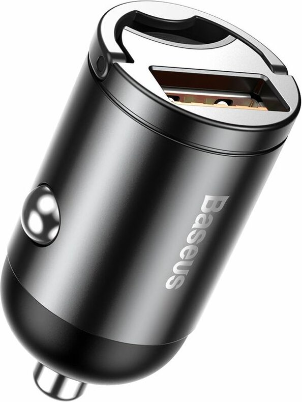 Baseus Tiny Star Mini Auto Ladegerät Autoadapter USB 30W Quick Charge 3.0 grau (VCHX-A0G)