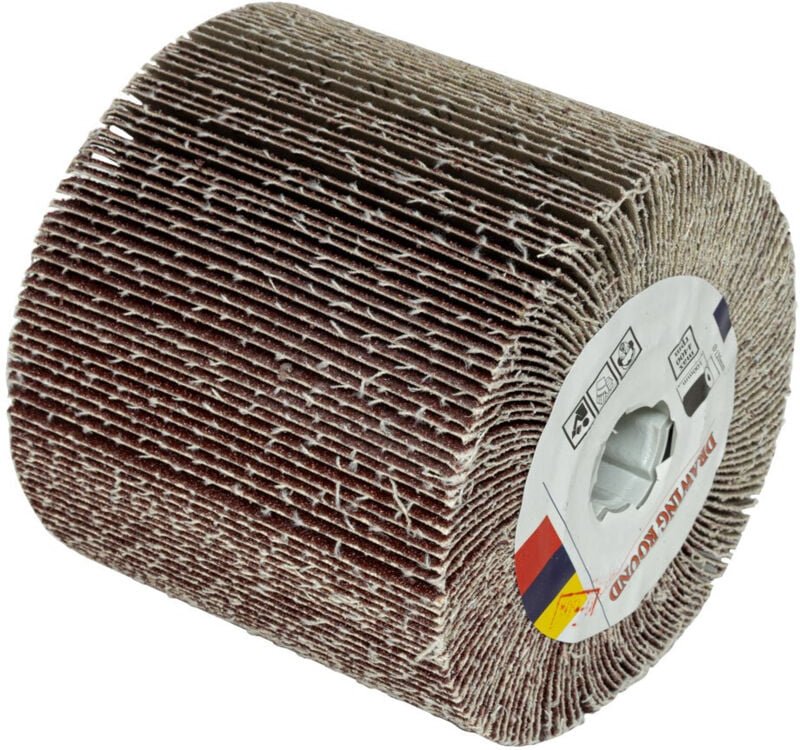 Holzmann - Schleifwalze mit Lamellen fur Satiniermaschine 100x120 mm Gr. 120