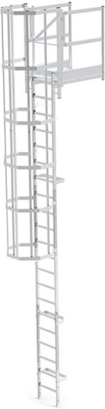 Matisère - Steigleiter mit Ausstiegstritt 0.80m - Steighöhe 5.50 bis 5.80m - CS58-CPSH-080-CVAP