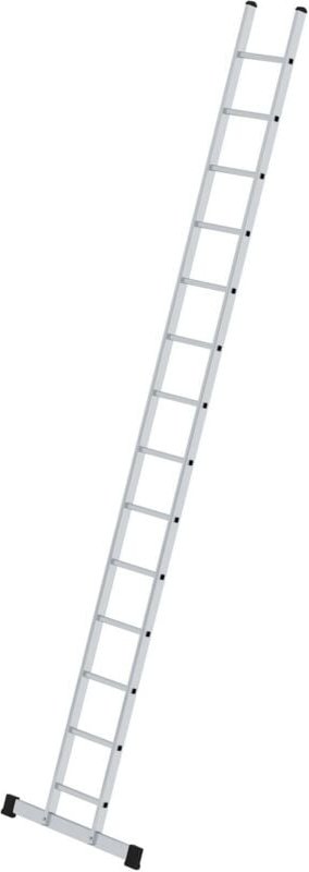 Sprossen-Anlegeleiter 0,35 m breit mit Standard-Traverse 14 Sprossen - 011414 - Günzburger Steigtechnik