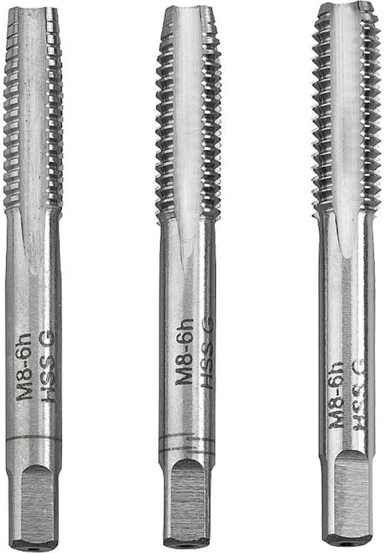 KWB - 443303 Gewindeschneidsatz 3teilig M3 0.5 din 352 hss 3 St.