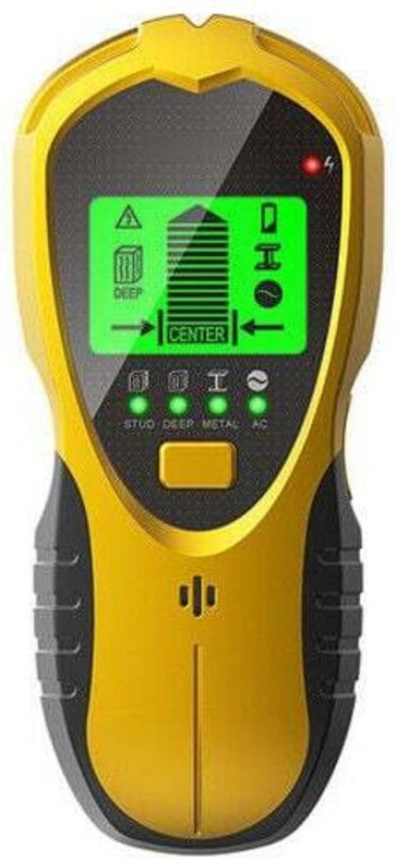 4-in-1-Wanddetektor, Wandmetalldetektor mit LCD-Display, Bolzensucher, Detektor zum Aufspüren von Metallen, elektrischen...